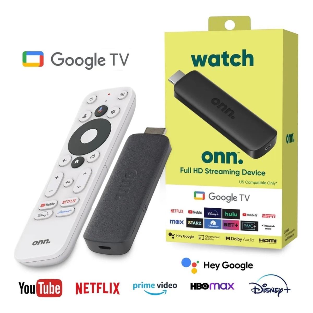 Watch Onn Google Tv Full Hd Streaming Device - VPN configurado